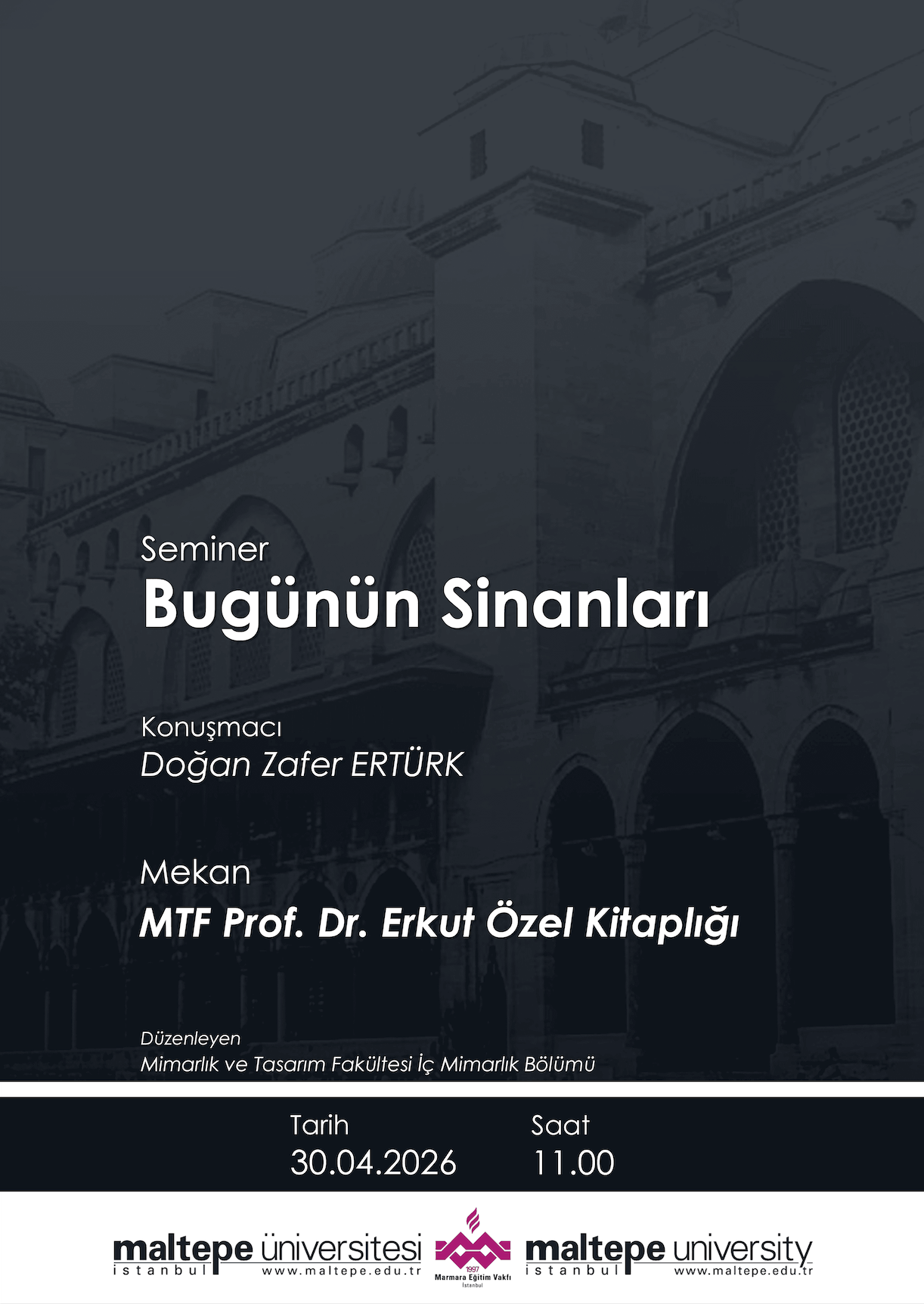 Seminer: Bugünün Sinanları